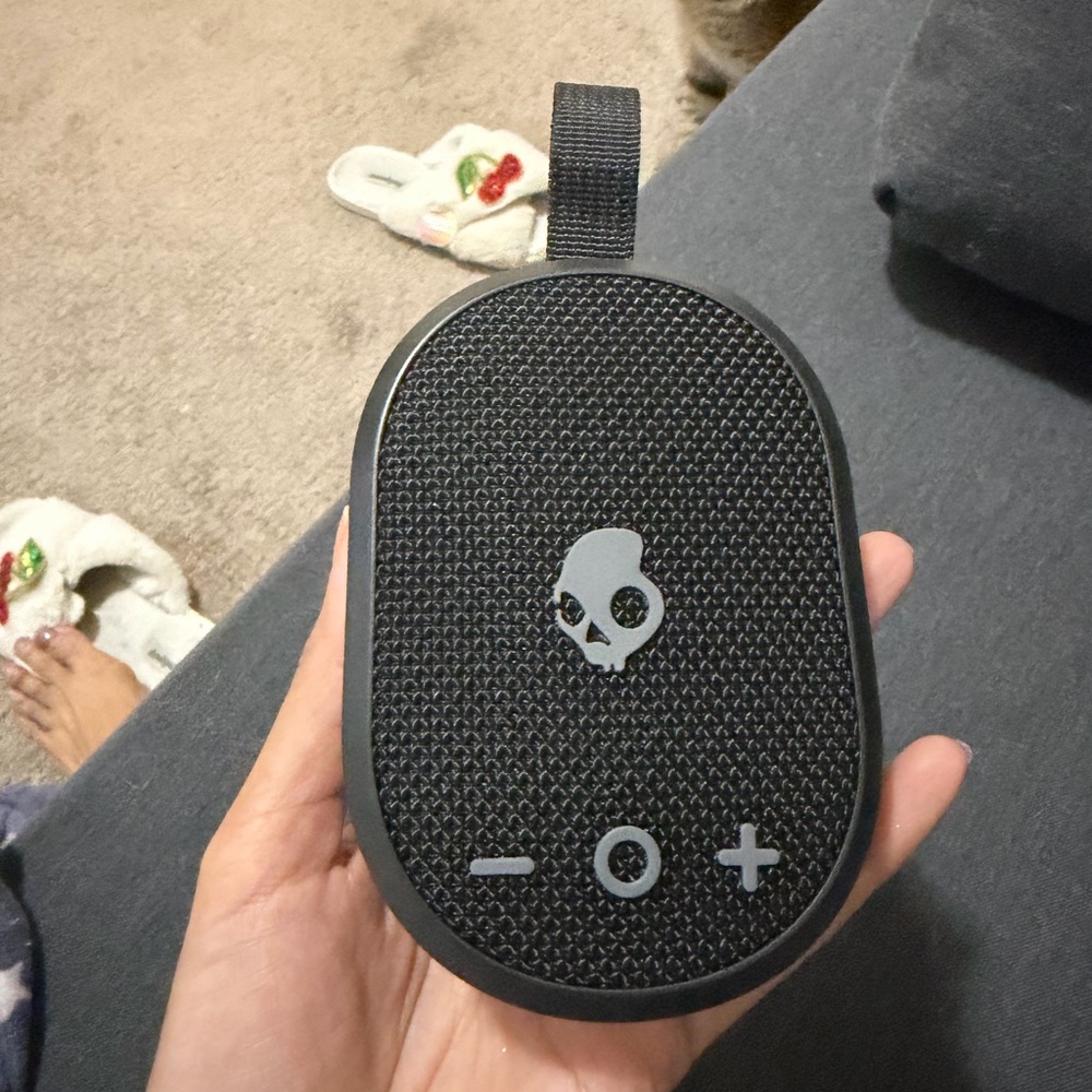 Skullcandy Black and Orange Speaker